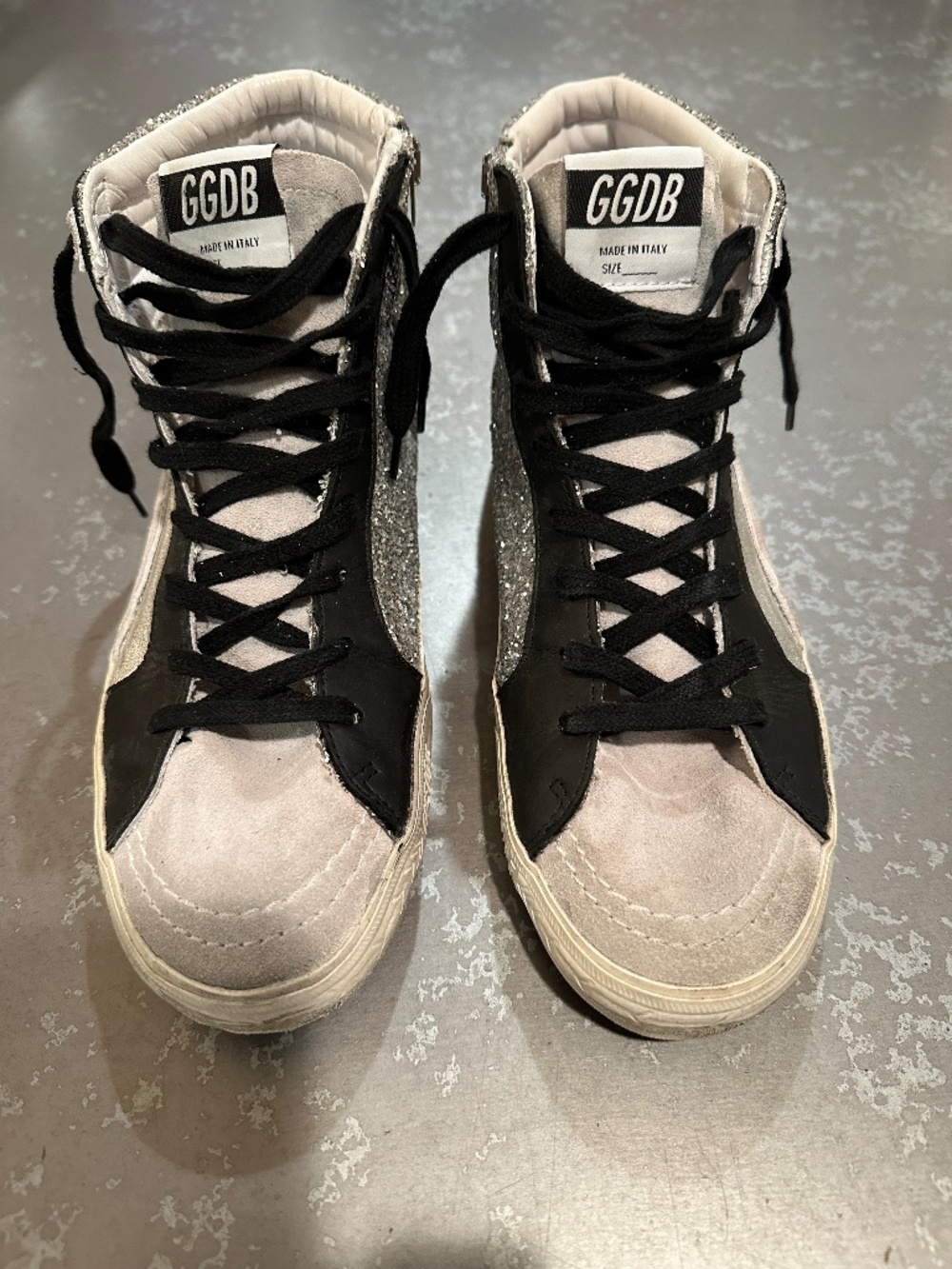 Golden Goose Glitter High Top Sneakers